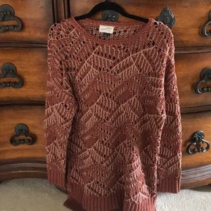 “Crochet” style sweater